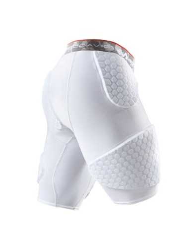 HEX SHORTS CON PROTECCIÓN PARA MUSLOS BLANCO