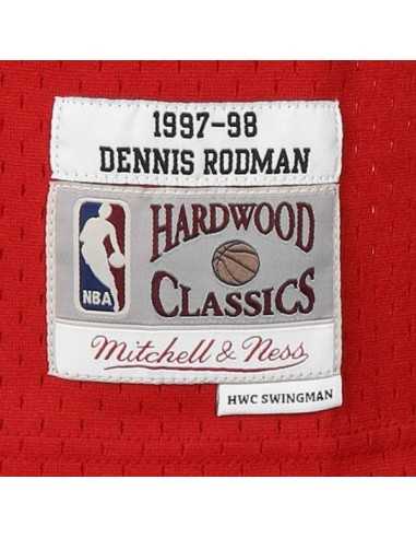 CAMISETA LEYENDA DENNIS RODMAN 91 - CHICAGO BULLS (ROJA97-98)