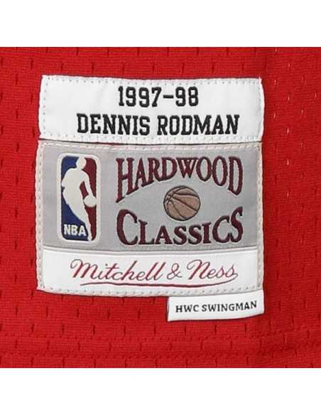 CAMISETA LEYENDA DENNIS RODMAN 91 - CHICAGO BULLS (ROJA97-98)