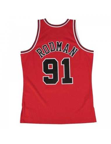 CAMISETA LEYENDA DENNIS RODMAN 91 - CHICAGO BULLS (ROJA97-98)