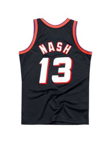 CAMISETA LEYENDA S.NASH13 - SUNS (NEGRA NARANJA 96-97)