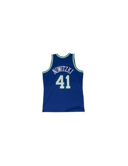 CAMISETA LEYENDA D.NOWITZKI 41 - DALLAS (AZUL VERDE 98-99)