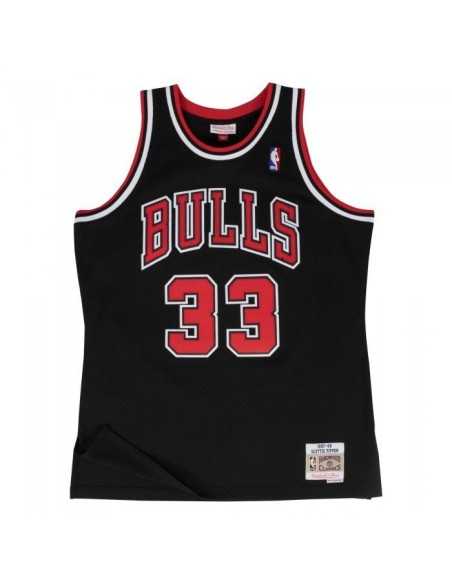 CAMISETA LEYENDA S.PIPPEN 33 - CHICAGO BULLS (NEGRA 97-98)