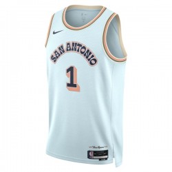 CAMISETA DE JUEGO SAN ANTONIO SPURS VICTOR WEMBANYAMA CE