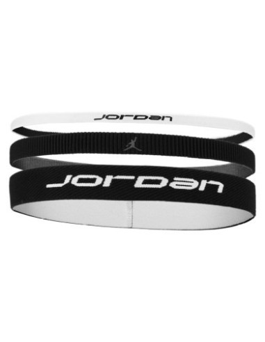 JORDAN ELASTIC SPORT MIXED WIDTH HEADBANDS 3 PK