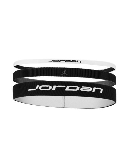 JORDAN ELASTIC SPORT MIXED WIDTH HEADBANDS 3 PK