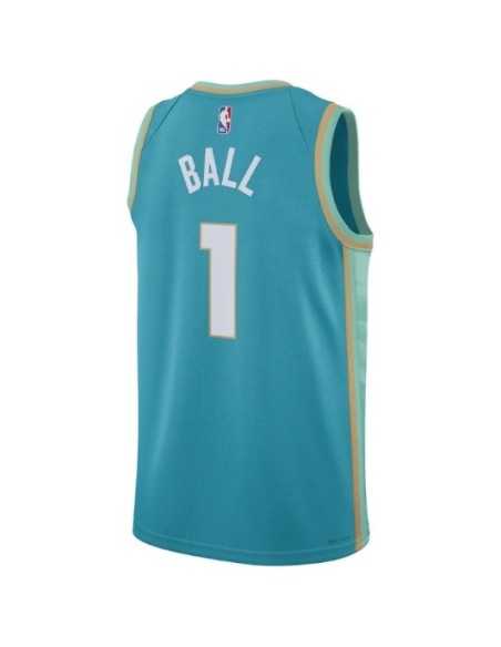 JUNIOR CAMISETA DE JUEGO CITY EDITION CHARLOTTE HORNETS LAMELO BALL